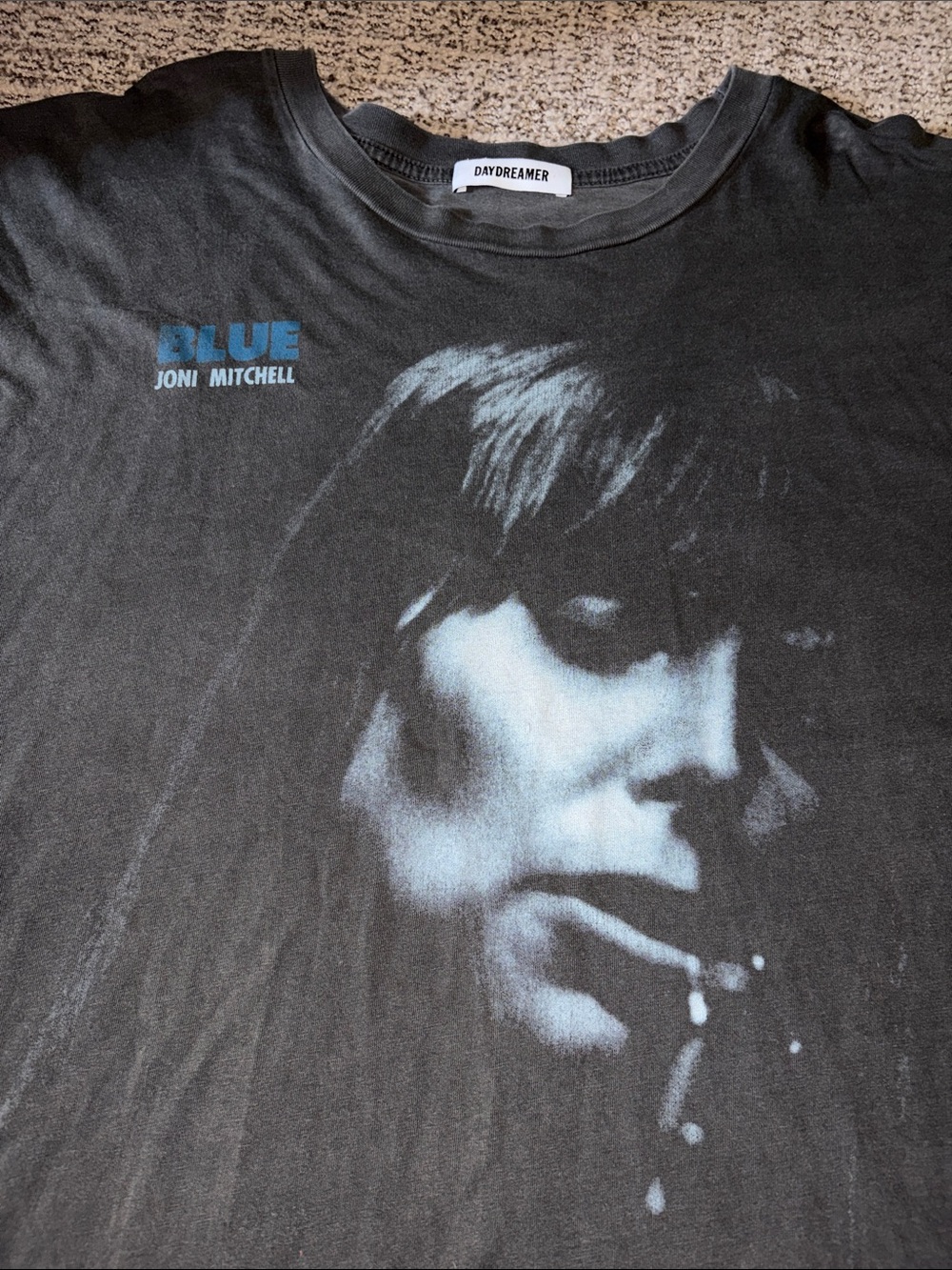 Daydreamer Black Joni Mitchell 'Blue' Graphic Tee
